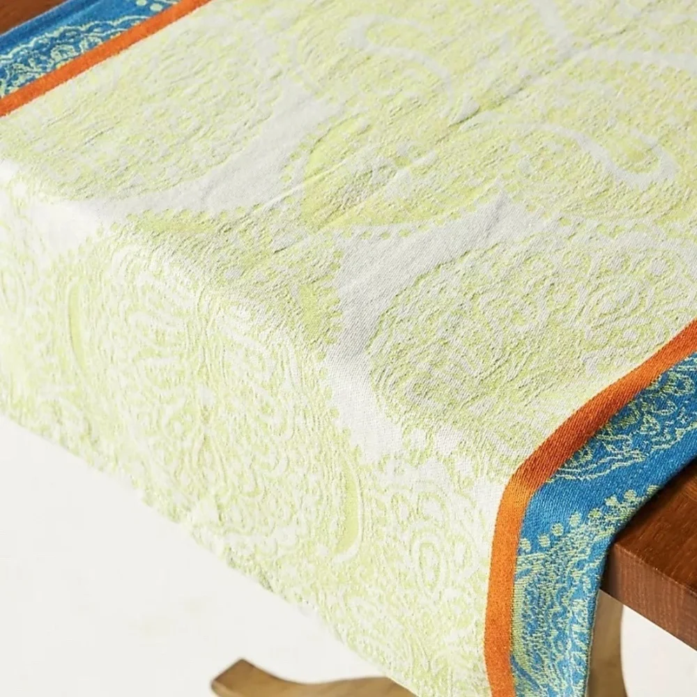 NWT Anthropologie Nifty Jacquard Table Runner
